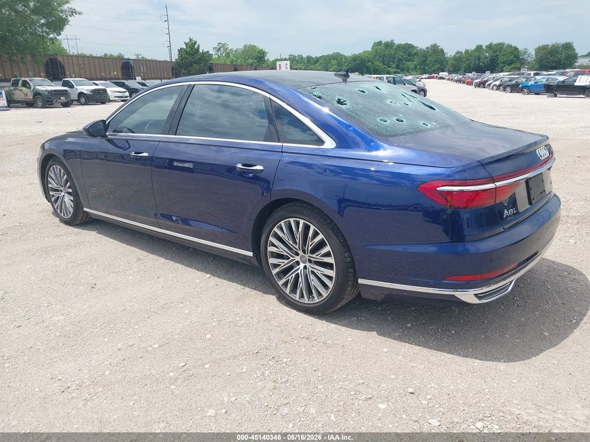 Vin: wau8daf82kn019064, lot: 45637975, audi a8 l 55 20193