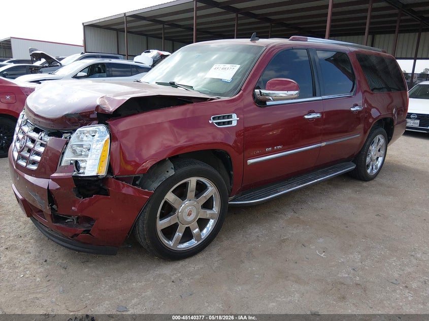Vin: 1gys4hef9br150576, lot: 45638006, cadillac escalade esv luxury 20112
