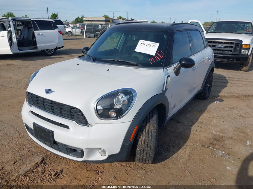 Vin: wmwzc5c53dwp30147, lot: 45638008, mini countryman cooper s 20132