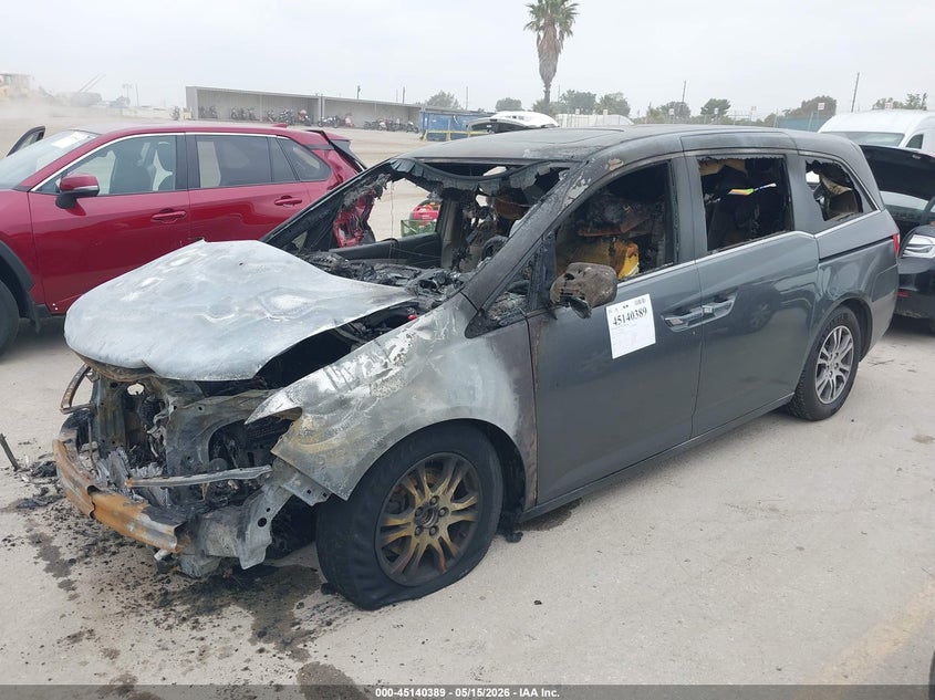 2011 Honda Odyssey Ex-L 5FNRL5H66BB052659 photo 1