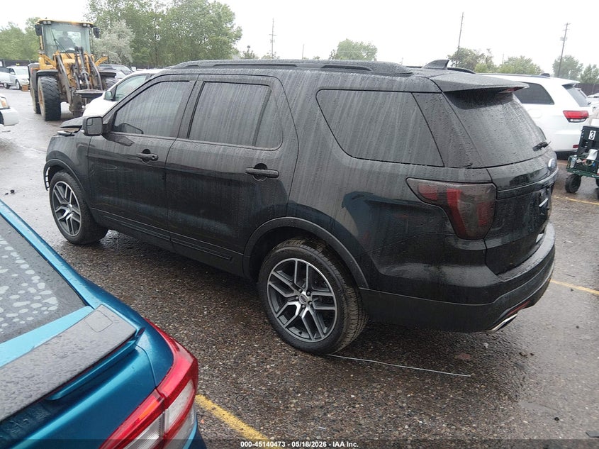 Vin: 1fm5k8gt2hgb31413, lot: 45638102, ford explorer sport 20173