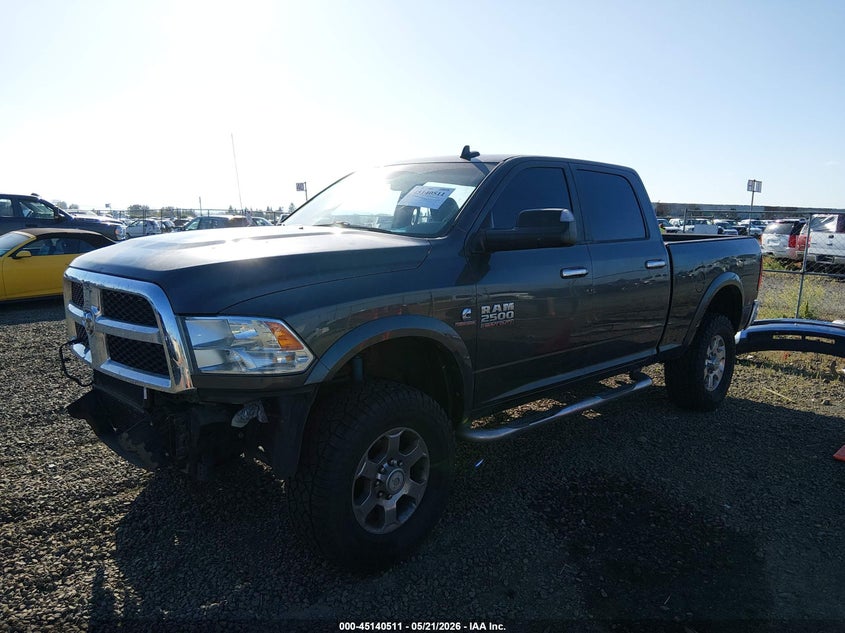 Vin: 3c6ur5dl1hg624722, lot: 45638140, ram 2500 big horn  4x4 6'4 box 20172
