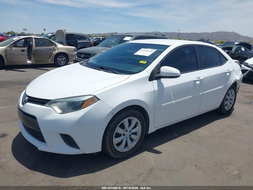 2T1BURHE9GC690655 2016 TOYOTA COROLLA LE photo 1
