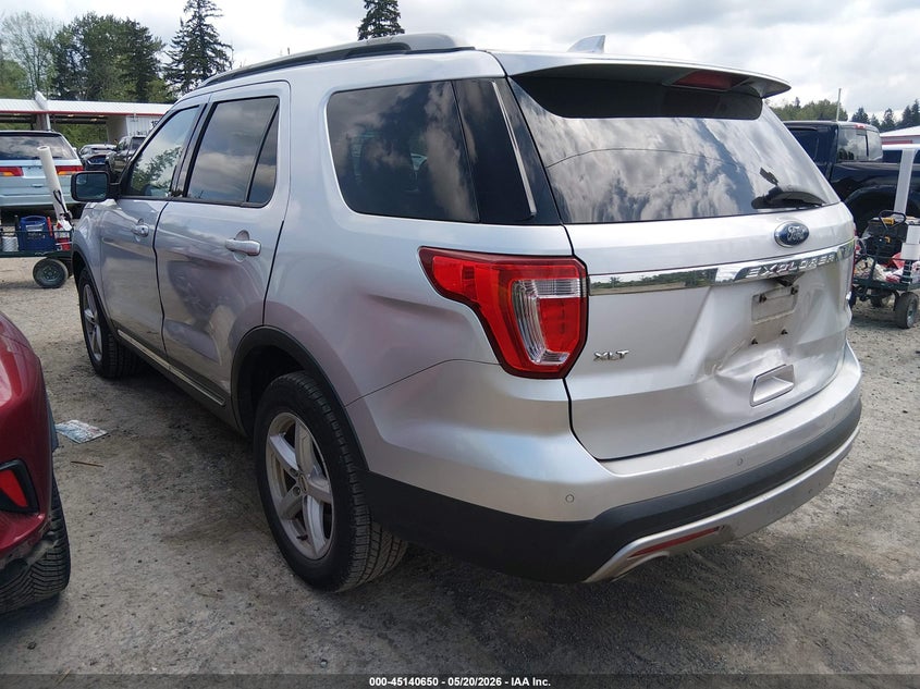 Vin: 1fm5k8d82ggd03941, lot: 45638278, ford explorer xlt 20163