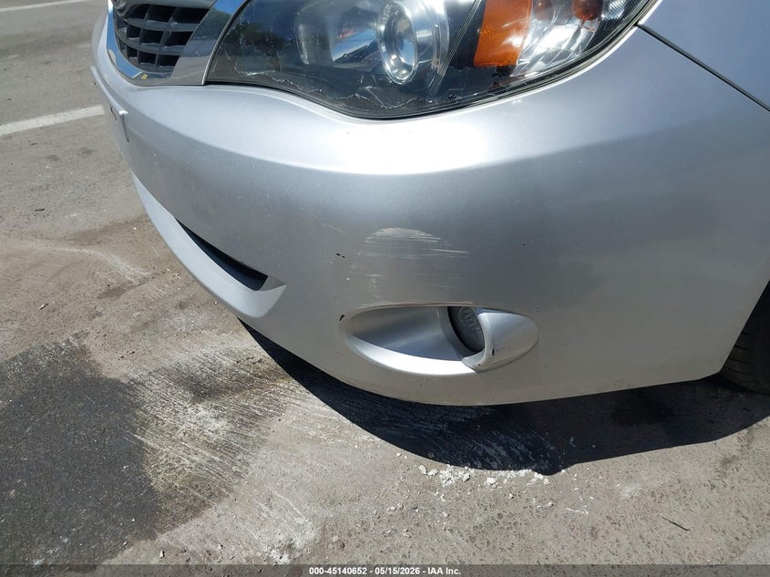 2008 SUBARU IMPREZA (NATL) I W/PREMIUM PKG SEDAN 2.5L H-4 VVT, 170HP