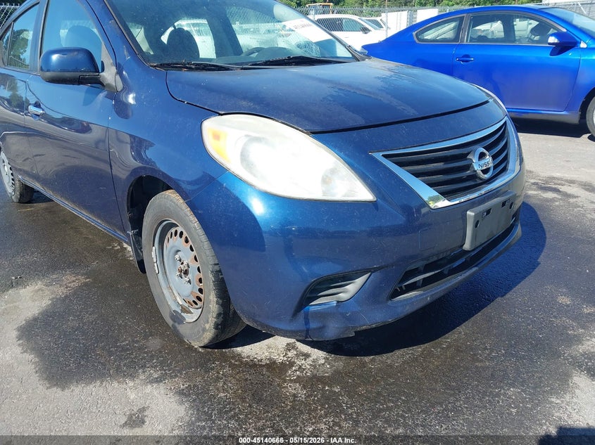 2012 Nissan Versa 1.6 1.6 Sv blue Lot 111045140666 Vin 3N1CN7AP5CL890475