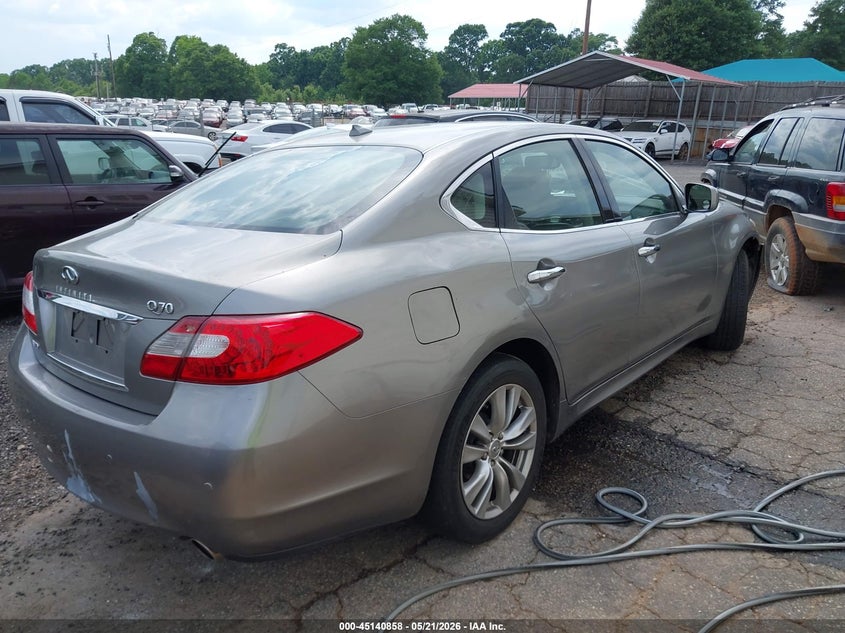 Vin: jn1by1ar1em320046, lot: 45638497, infiniti q70 3.7x 20144