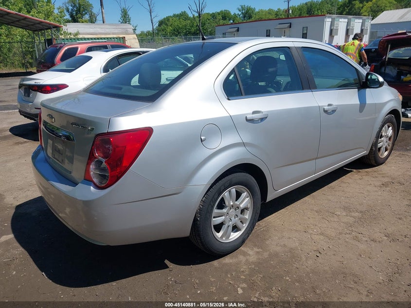 Vin: 1g1jc5sh8d4160226, lot: 45638520, chevrolet sonic lt auto 20134