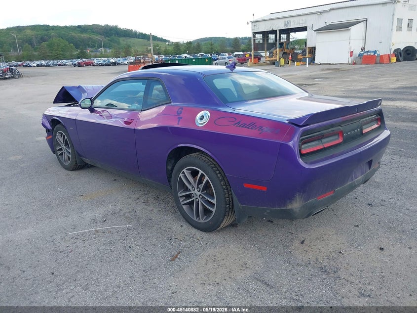 Vin: 2c3cdzgg0jh311731, lot: 45638521, dodge challenger gt awd 20183