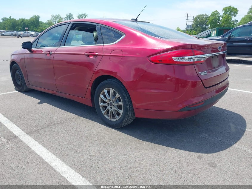Vin: 3fa6p0g77hr231648, lot: 45638583, ford fusion s 20173