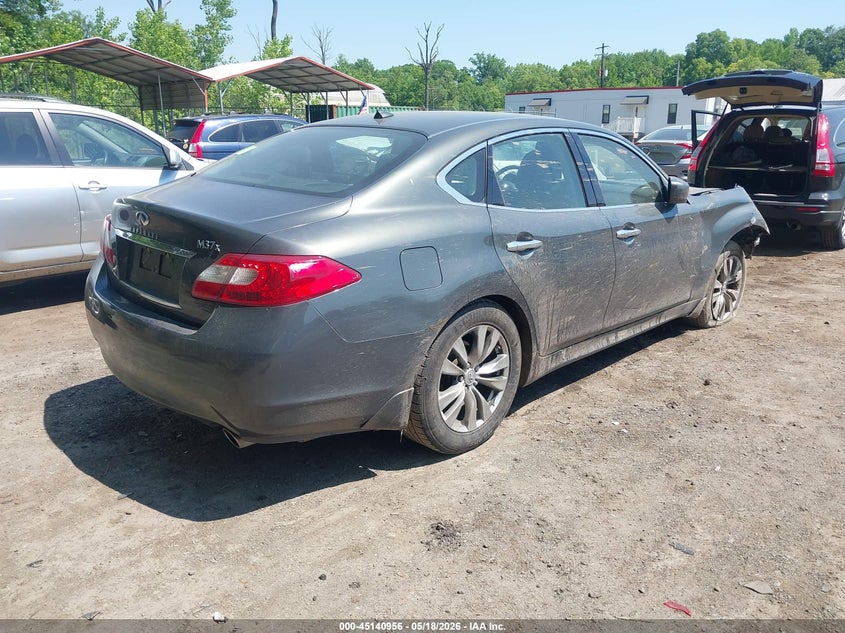 Vin: jn1by1ar5cm393613, lot: 45638595, infiniti m37x 20124