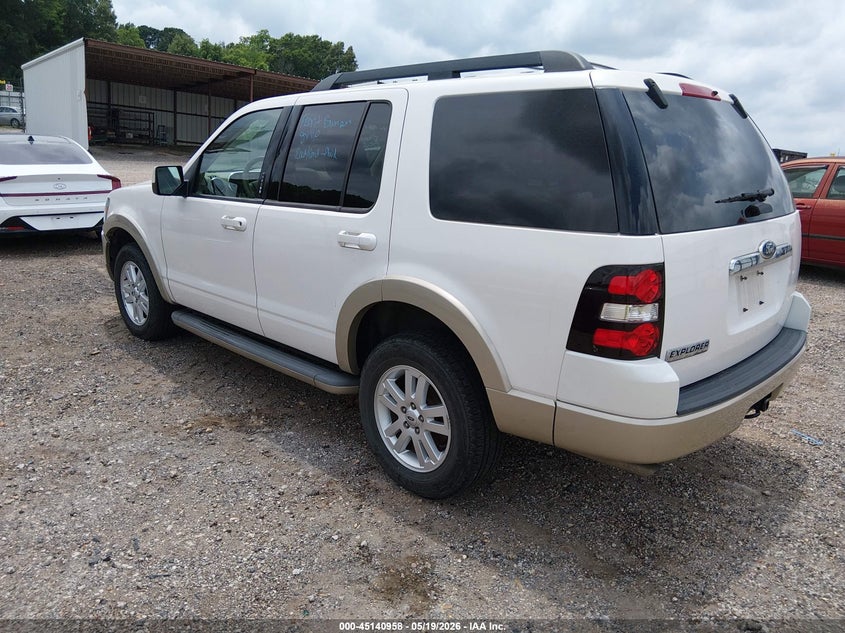 2010 Ford Explorer 4.0 Eddie Bauer cream Lot 111045140958 Vin 1FMEU6EE9AUA95181