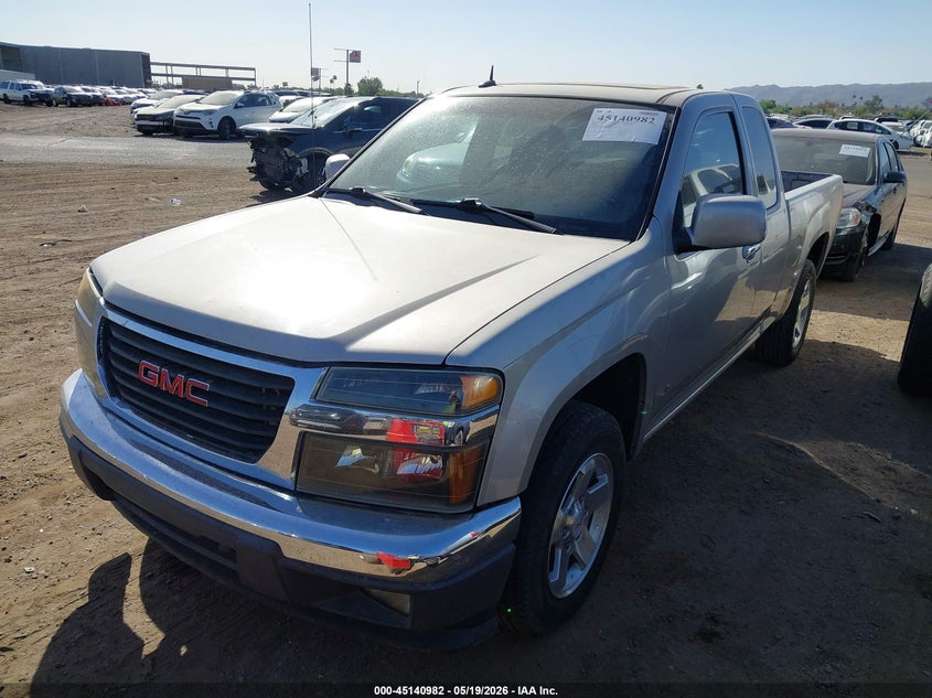 2009 Gmc Canyon 3.7 Sle1 silver Lot 111045140982 Vin 1GTCS19E698134571