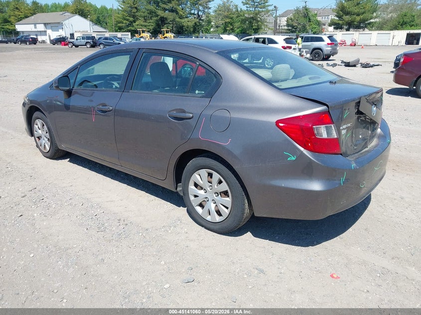 19XFB2F57CE377164 2012 Honda Civic 1.8 Lx beige