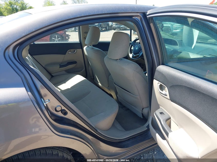 2012 Honda Civic 1.8 Lx beige Lot 111045141060 Vin 19XFB2F57CE377164