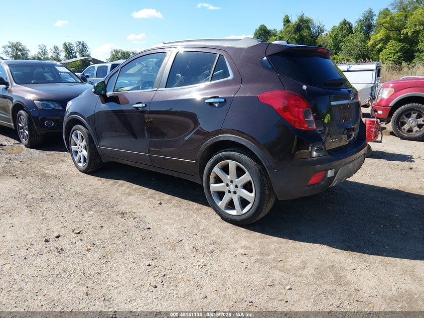 Vin: kl4cjcsb5gb748665, lot: 45638773, buick encore leather 20163