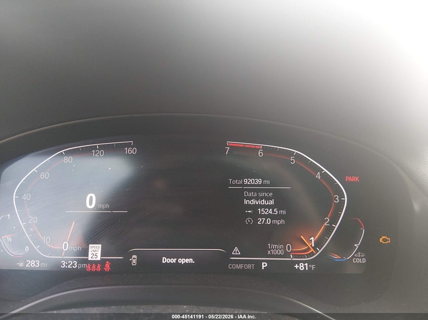 2022 BMW X4 xDrive30I VIN: 5UX33DT09N9K86259 Lot: 45141191