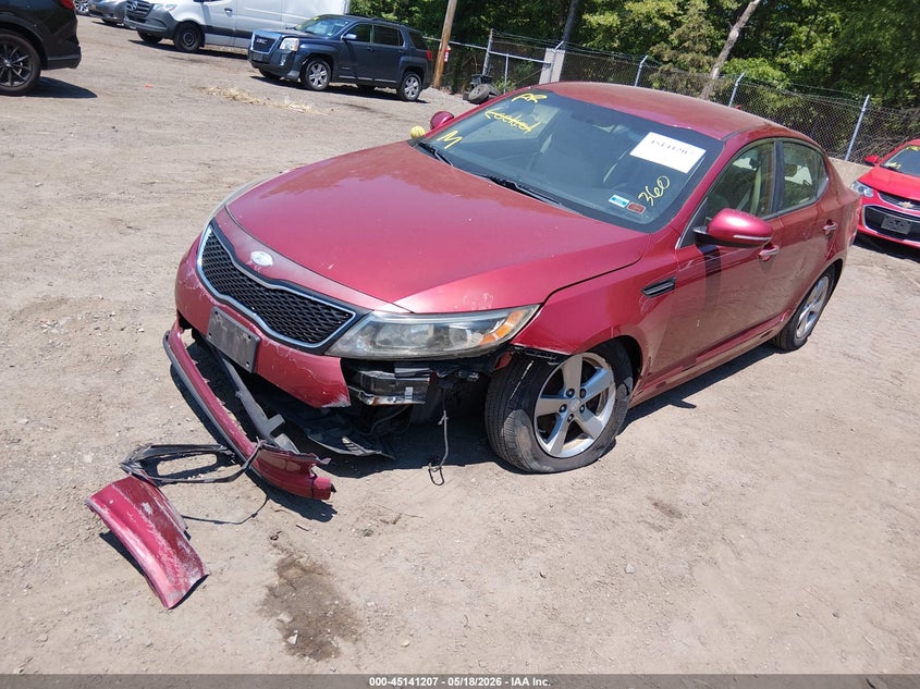 Vin: 5xxgm4a76eg307992, lot: 45638846, kia optima lx 20142