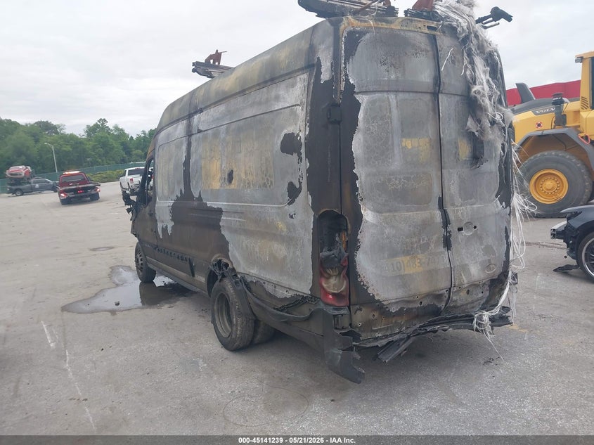 Vin: 1ftbf4xg2nka18075, lot: 45638879, ford transit-350 cargo van 20223