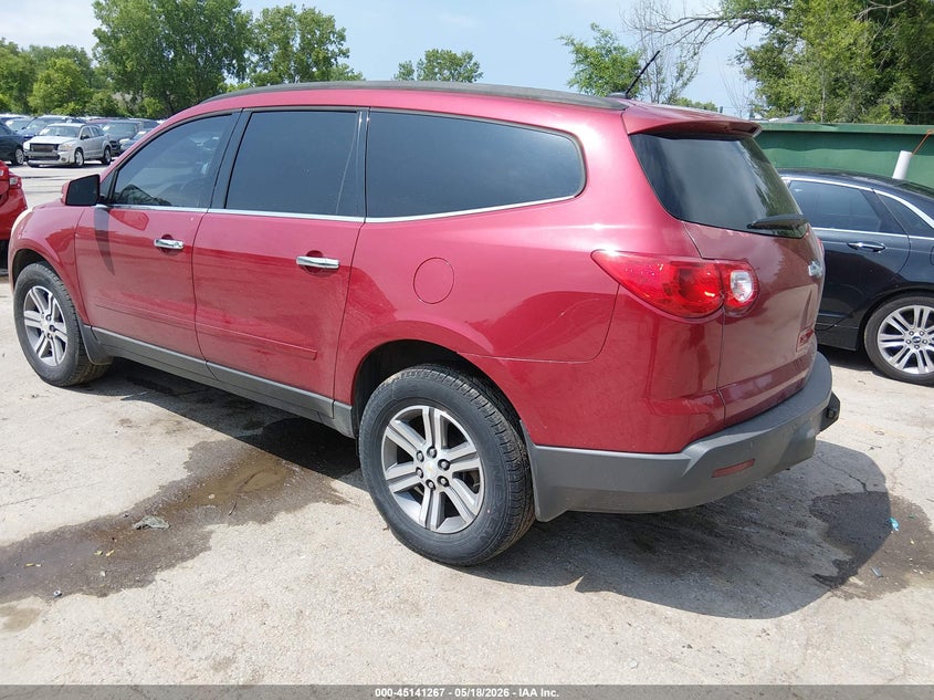 Vin: 1gnkrjed5cj274428, lot: 45638906, chevrolet traverse 2lt 20123