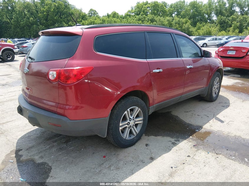 Vin: 1gnkrjed5cj274428, lot: 45638906, chevrolet traverse 2lt 20124