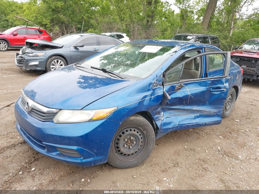 2012 Honda Civic Lx 19XFB2F54CE321361 photo 1