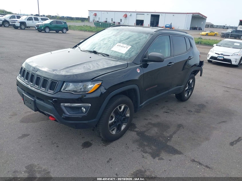 Vin: 3c4njddb3jt419339, lot: 45639110, jeep compass trailhawk 4x4 20182