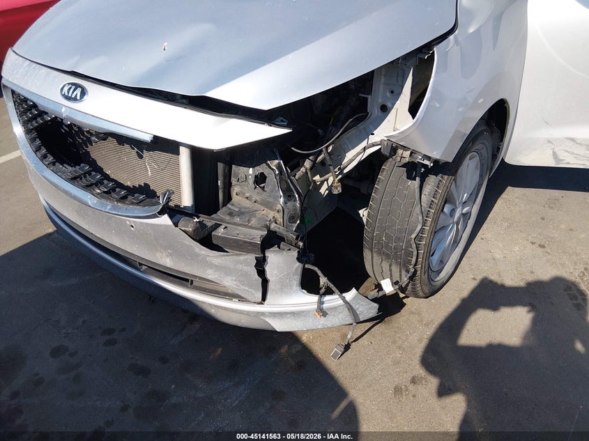 2017 Kia Sedona Lx VIN: KNDMB5C12H6282311 Lot: 45141563