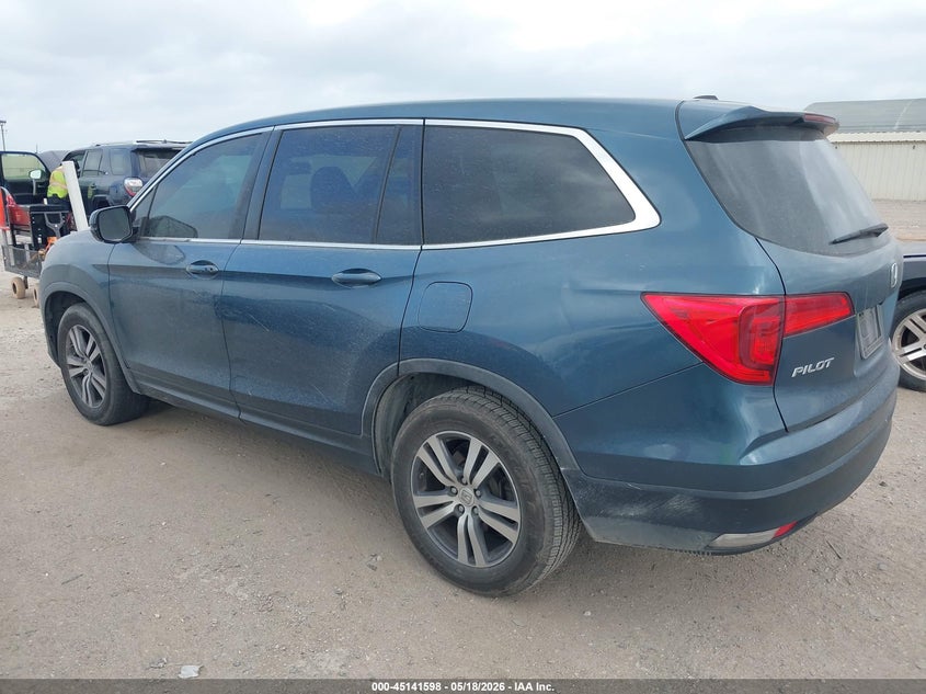 Vin: 5fnyf5h58hb043206, lot: 45639237, honda pilot ex-l 20173