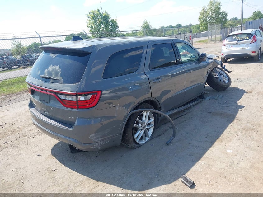 Vin: 1c4rdhdg0pc685496, lot: 45639327, dodge durango gt rwd 20234