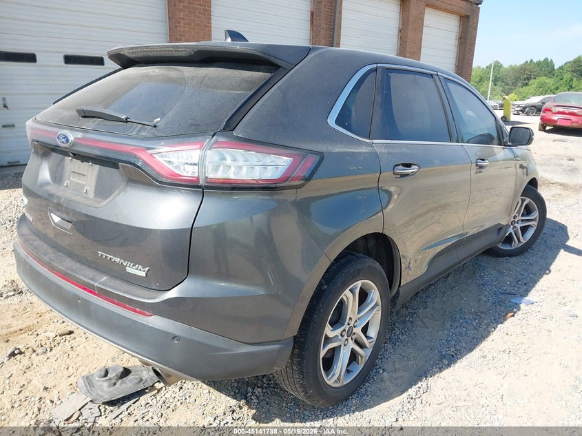Vin: 2fmpk3k92hbb18613, lot: 45639427, ford edge titanium 20174