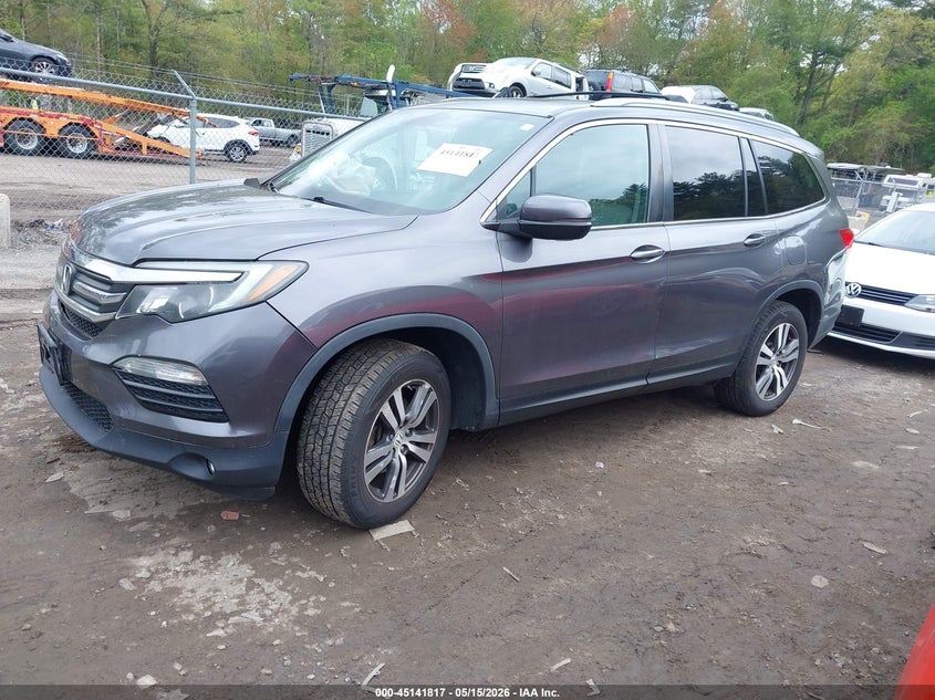 Vin: 5fnyf6h52gb098173, lot: 45639456, honda pilot ex-l 20162