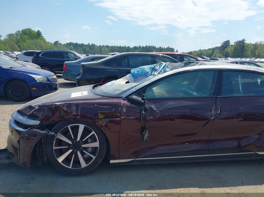 2025 Lucid Air Touring VIN: 50EA1TEAXSA009740 Lot: 45141895