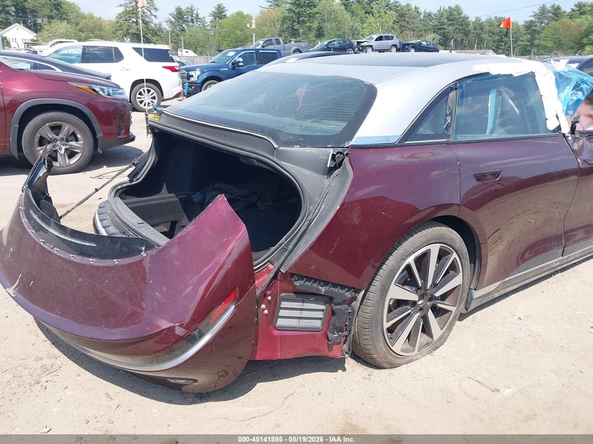 2025 Lucid Air Touring VIN: 50EA1TEAXSA009740 Lot: 45141895