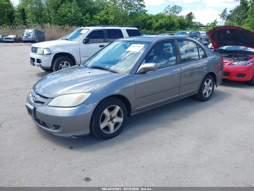 2005 Honda Civic Ex 2HGES26895H548396 photo 1