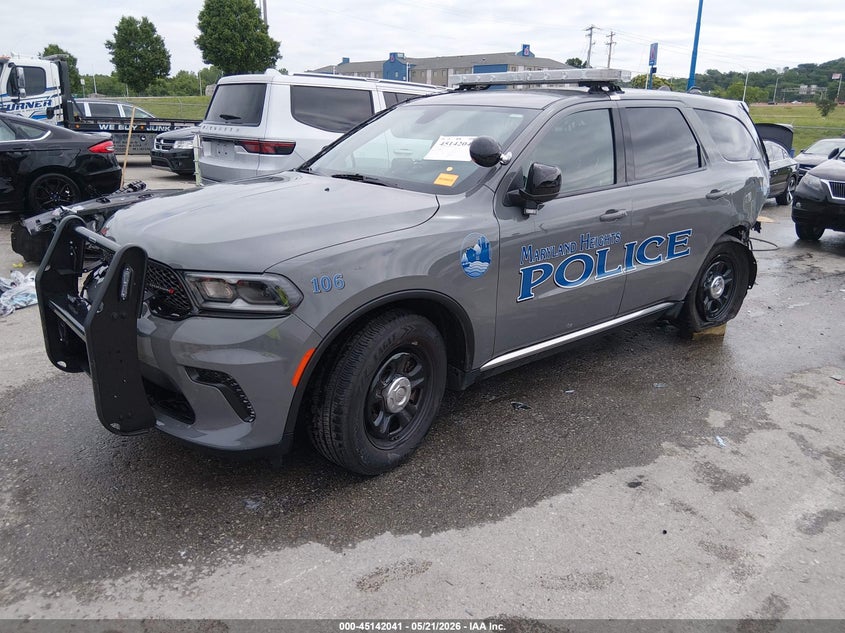 Vin: 1c4sdjft7sc505393, lot: 45639680, dodge durango pursuit awd 20252