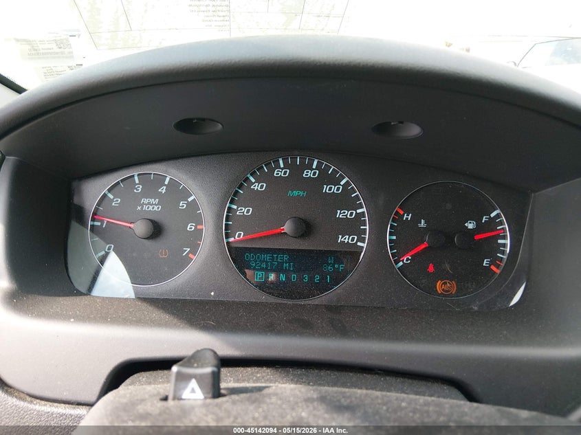 2011 CHEVROLET IMPALA SEDAN 3.9L V-6 VVT, 230HP