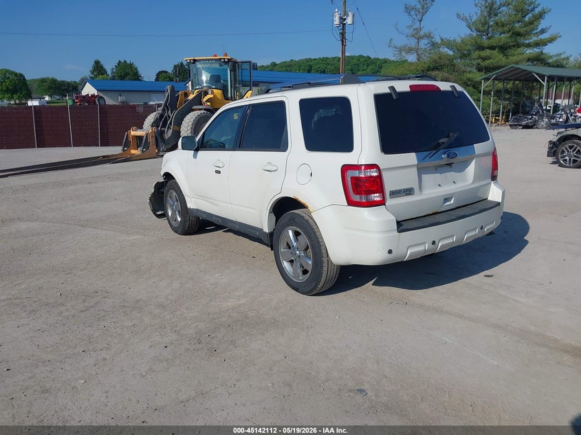 Vin: 1fmcu0e71ckc61911, lot: 45639752, ford escape limited 20123