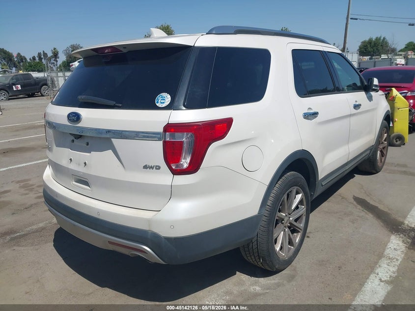Vin: 1fm5k8f87hgc38700, lot: 45639765, ford explorer limited 20174
