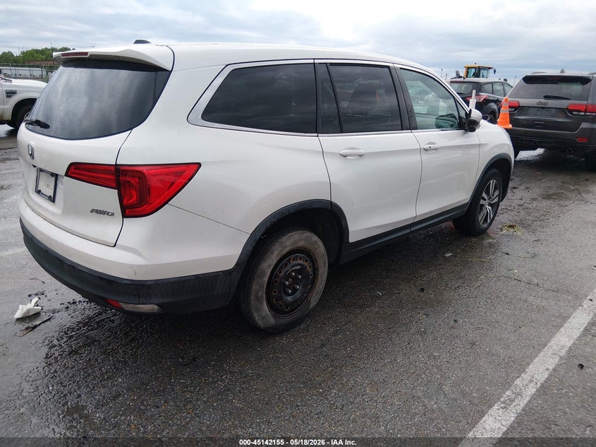 Vin: 5fnyf6h3xjb019046, lot: 45639794, honda pilot ex 20184