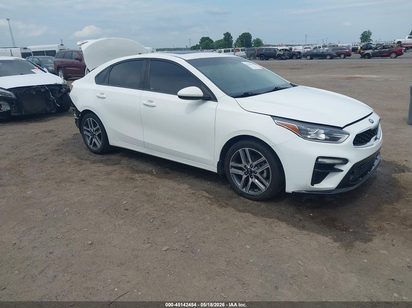 Vin: 3kpf34ad8ke022428, lot: 45640093, kia forte s 20191