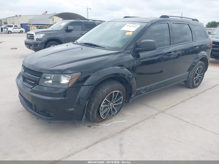 Vin: 3c4pdcabxjt527052, lot: 45640101, dodge journey se 20182