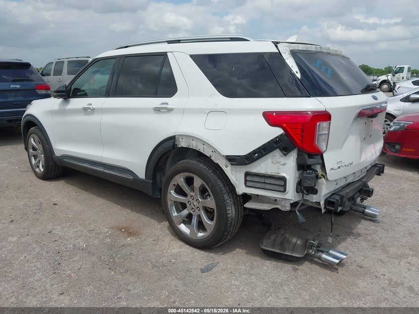 Vin: 1fm5k8hc9lgb14728, lot: 45640180, ford explorer platinum 20203