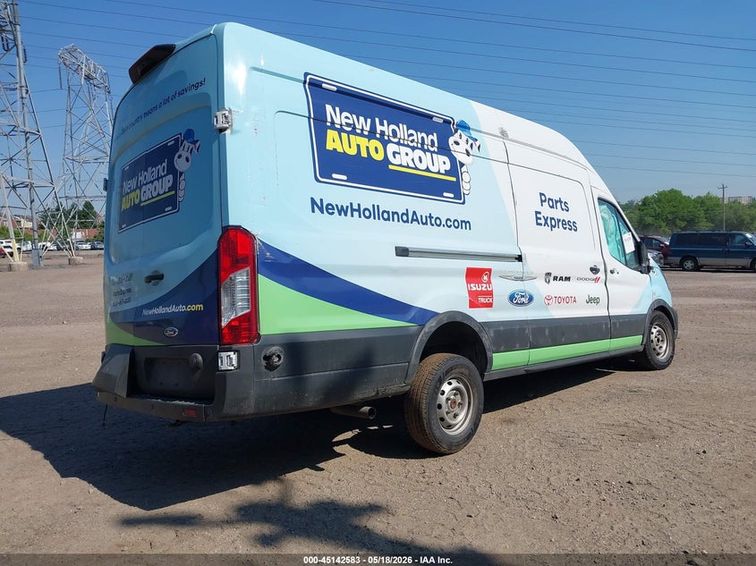 Vin: 1ftbr3xg5pka83135, lot: 45640222, ford transit-250 cargo van 20234