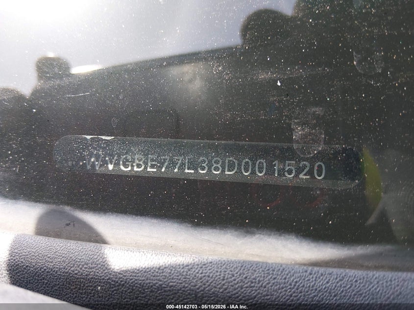 2008 Volkswagen Touareg 2 Vr6 Fsi VIN: WVGBE77L38D001520 Lot: 45142703