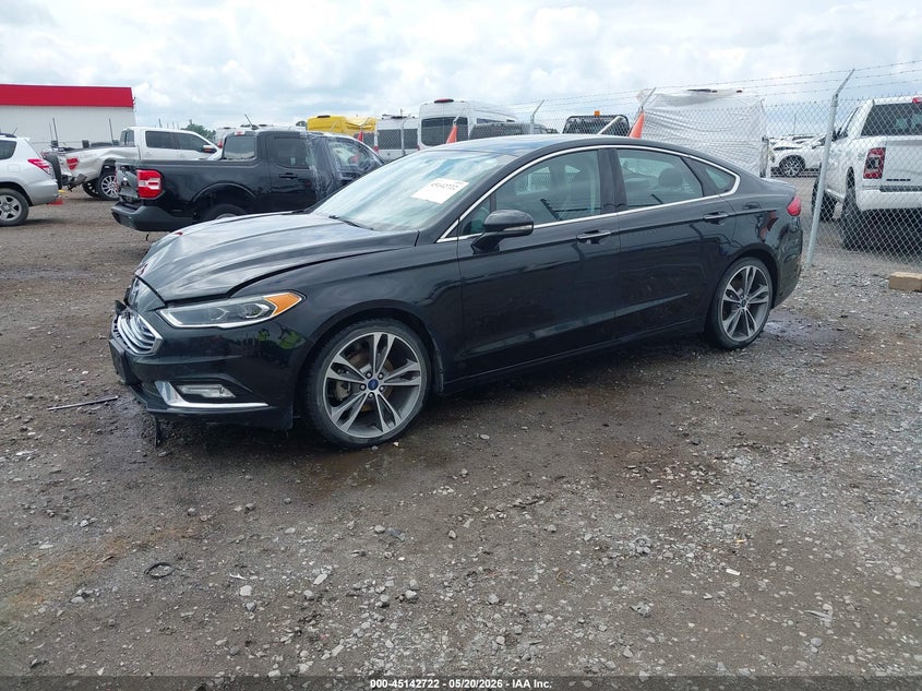 Vin: 3fa6p0k93hr156374, lot: 45640361, ford fusion titanium 20172