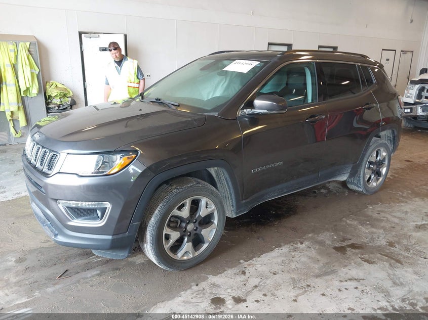 Vin: 3c4njdcb9kt854370, lot: 45640547, jeep compass limited 4x4 20192