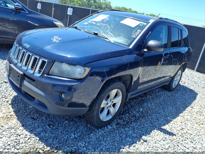 Vin: 1c4njdbb1gd551761, lot: 45640575, jeep compass sport 20162
