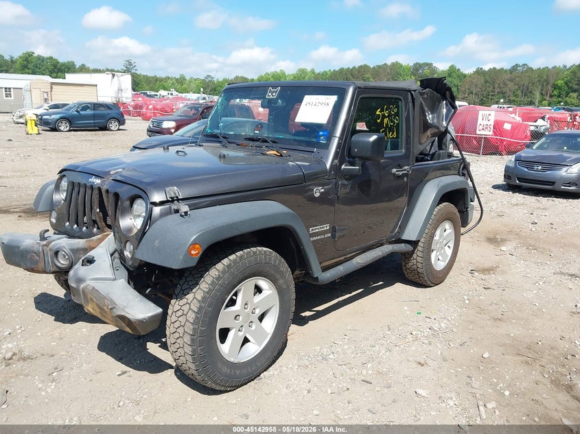 2017 Jeep Wrangler Sport 4x4 1C4AJWAG9HL664940 photo 1