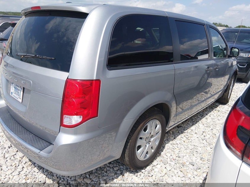 Vin: 2c4rdgbg3lr217924, lot: 45640601, dodge grand caravan se 20204